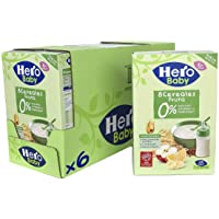 Hero Baby - Papilla de 8 Cereales con Fruta sin Azúcares Añadidos- para Bebés a Partir de los 6 Meses - Pack de 6 x 340…